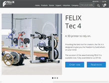 Tablet Screenshot of felixprinters.com